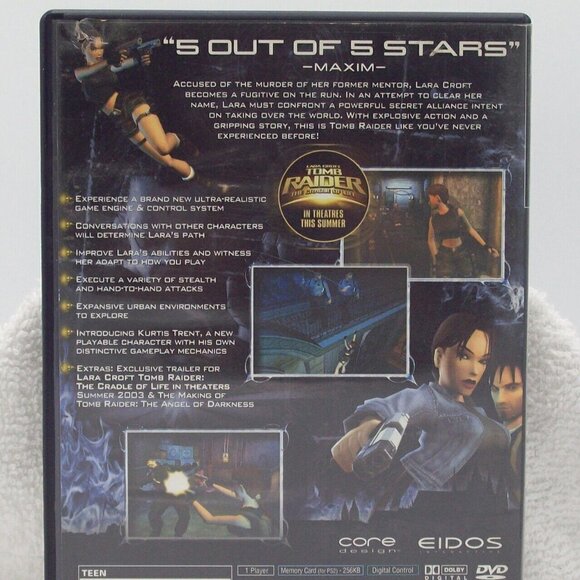 Sony Playstation 2 PS2 Lara Croft Tomb Raider The Angel of Darkness Video Game - Picture 4 of 8